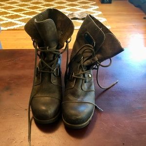 Sorel Joan of Arctic Wedge Boot Brown/Kettle 8.5